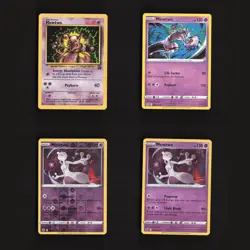 Mewtwo Promo Holo Reverse Rare Collection Bundle Set 4 Pokemon Cards Lot - Image 1