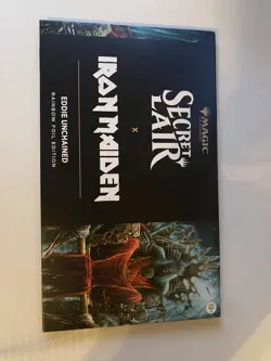 MTG SECRET LAIR Iron Maiden Eddie Unchained Rainbow Foil Edition/BRAND NEW - Image 1