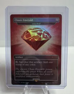 Chaos Emerald (Lotus Petal) Red 7032 Secret Lair Drop Foil MTG - Image 3