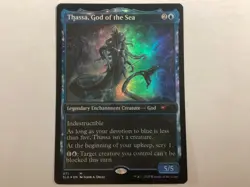MTG SLD THASSA, GOD OF THE SEA Foil NM (9532) Graded Power - Image 1