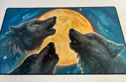 Wolf Pack Playmat MTG Magic CCG Mousepad - Image 1
