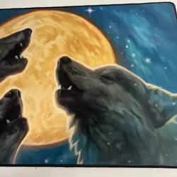 Wolf Pack Playmat MTG Magic CCG Mousepad - Image 3