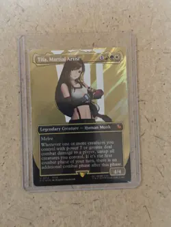 Tifa, Martial Artist Borderless Surge Foil MTG Final Fantasy Mythic Rare Mint - Image 1
