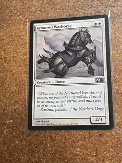 Magic The Gathering # Armored Warhorse - Image 1