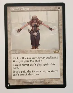 Mtg The List Reprints Orim's Chant NM - Image 1