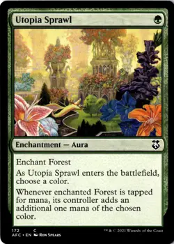Utopia Sprawl C Commander: Adventures in the Forgotten Realms 172 NM - Image 1
