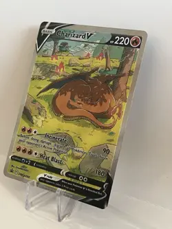 Pokemon TCG Charizard v SWSH260 Sword & Shield Promo Ultra Rare NM Condition - Image 3
