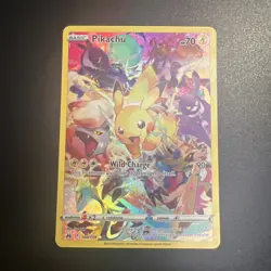 Pikachu #160 Crown Zenith Pokemon TCG - Full Art Secret Rare Holo Near Mint NM - Image 1