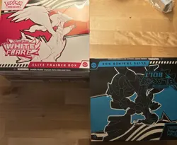 Pokemon TCG Black Bolt & White Flare ETB Elite Trainer Box Sealed Bundle / Set - Image 1