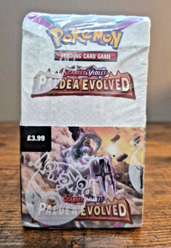Pokemon TCG Paldea Evolved Half Booster Box 18 pack Sealed US SELLER 172022 - Image 1