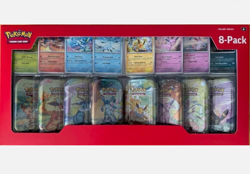 Pokemon TCG Costco Prismatic Evolutions 8 pack mini Tins / NEW / SEALED - Image 1