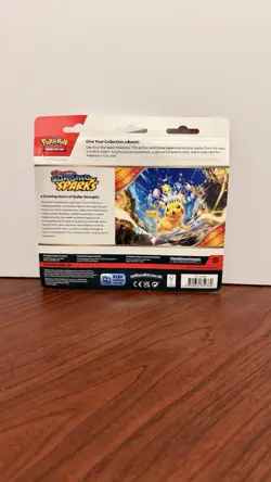 Pokemon TCG Scarlet & Violet Surging Sparks 3x Booster Pack Bonus Zapdos!! - Image 2