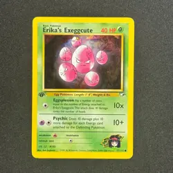 Erika's Exeggcute 077/132 1st Edition Gym Heroes Regular Pokemon TCG - Image 1
