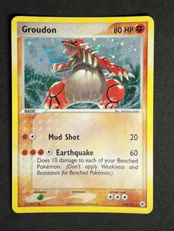 Groudon 102/101 Pokemon 2004 EX Hidden Legends-Secret Rare Holo -NM+ - Image 1