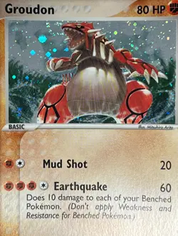 Groudon 102/101 Pokemon 2004 EX Hidden Legends-Secret Rare Holo -NM+ - Image 3