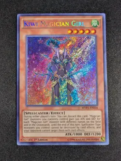 Yugioh - Kiwi Magician Girl MVP1-ENS16 1st Edition Secret Rare NM - Image 1