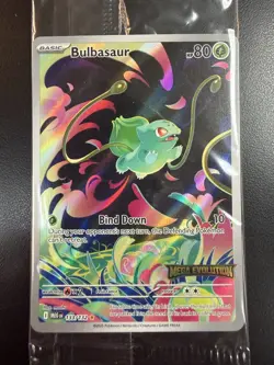 Pokemon TCG Mega Evolutions Bulbasaur Box Topper Promo Card VF/NM 2025 - Image 1