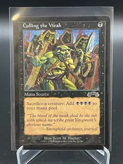 Culling the Weak - Magic The Gathering Card - Exodus - 1998 Vintage LP - Image 1