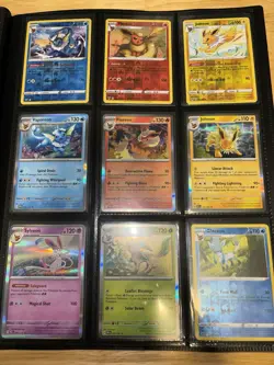 Pokemon TCG Card Lot of 9 Eeveelutions Reverse Holos & Holos Great Condition - Image 1