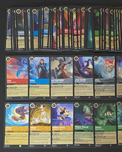 Disney Lorcana Fabled Cold Foil TCG Lot of 78 Different Cards C/UC/R/SR/L - Image 2