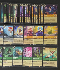 Disney Lorcana Fabled Cold Foil TCG Lot of 78 Different Cards C/UC/R/SR/L - Image 3