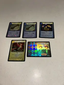 Harry Potter Trading Card Game Cards 4 Foil Cards - Image 3