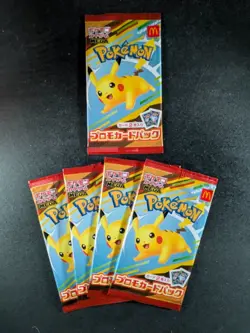 2025 Pokemon MEGA Happy Set 2025 Promo Card Pack Japanese Lots Of 5 - Image 1