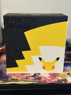 Pokemon Center Celebrations ETB - Empty w/ Accessories No Cards Pokemon TCG - Image 1