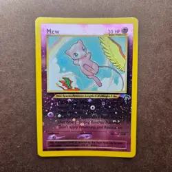 Mew 01/18 1/18 Pokemon Southern Islands Reverse Holo Card - MP - Image 1