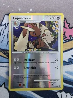 Pokemon TCG Card 2009 Supreme Victors - Lopunny 63/147 Reverse Holo - Image 1