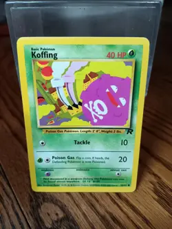 KOFFING 58/82 Team Rocket Pokemon Card NM Vintage WoTC 90's - Image 1