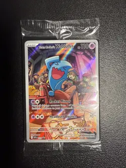 Pokemon TCG Destined Rivals - Team Rockets Wobbuffet Promo Card 203 SEALED - Image 1