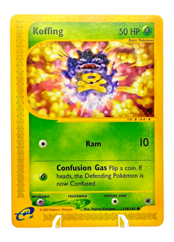 Koffing 114/165-EX Expedition Set Non Holo 2002 TCG Pokemon Card NM - Image 3