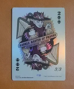 NM FOIL Rankle, Master of Pranks SLD #1707 Poker Faces Secret Lair - Image 1