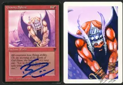 ***Gravity Sphere Altered Artist Proof Signed*** MTG Legends Brain Snoddy - Image 1