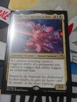 Isshin Two Heavens as One Custom Commander Deck Magic Gathering - Image 1