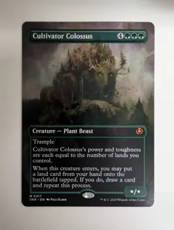 MTG - Cultivator Colossus - INR - M - Borderless - 317 - Image 1