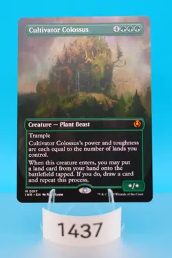 MTG Cultivator Colossus (Borderless) Innistrad Remastered Regular #317 - Image 1