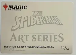 Spider-Man, Brooklyn Visionary 20/54 MTG Art Series NM - Image 2