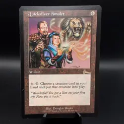 MTG Quicksilver Amulet Urza's Legacy 130/144 Regular Rare - Image 1