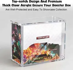 Pokemon Booster Box Display Case Protector Premium Magnets & 99% UV Acrylic - Image 3