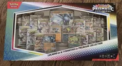 PRISMATIC EVOLUTIONS Lucario EX & Tyranitar EX Pokemon Collection Box Sam’s Club - Image 1