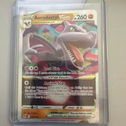 Pokemon TCG Aerodactyl VSTAR Sword & Shield - Lost Origin 093/196 Holo Ultra NM - Image 1