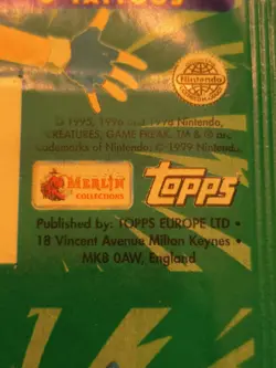 Lot Of 13 Packs Of 6 Pokemon Topps Merlin 1999 Tattoos Factory Sealed C Pics - Image 2