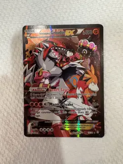 Pokemon TCG Team Magma's Groudon EX 15/34 Double Crisis Holo Rare, NEAR MINT - Image 3