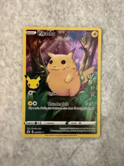 Pokemon TCG Celebrations Pikachu Holo Rare Full Art 005/025 LP - Image 1
