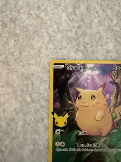 Pokemon TCG Celebrations Pikachu Holo Rare Full Art 005/025 LP - Image 5