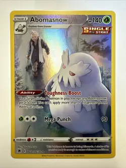 Abomasnow TG01/TG30 SWSH Astral Radiance Trainer Gallery Holo Pokemon 2022 NM - Image 1