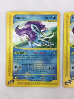 Lot of 3 2002 Pokemon Black Star Promo #53 Suicune Pokemon 4Ever NM Unplayed - Image 4