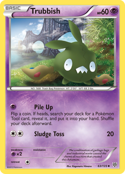 Trubbish 63/135 Uncommon | Plasma Storm | Pokemon Card - Image 1